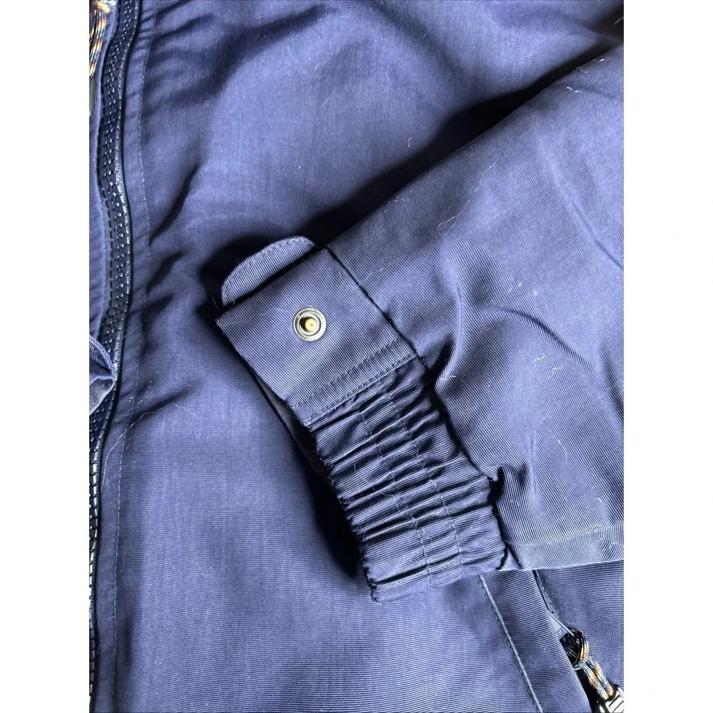 Vintage‎ Carhartt Jacket Mens   Blue J72 COB Puffer Fleece Fall Winter Nylon